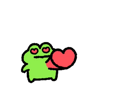 😍 Стикер «FRIC THE FROG» для Telegram