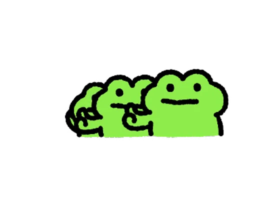 👍 Стикер «FRIC THE FROG» для Telegram