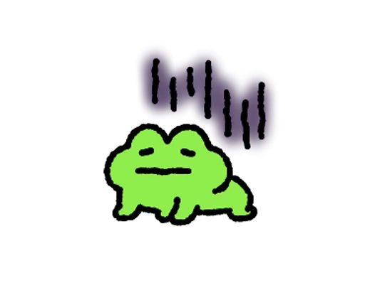 😔 Стикер «FRIC THE FROG» для Telegram