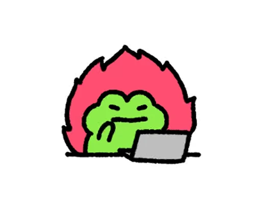 🔥 Стикер «FRIC THE FROG» для Telegram