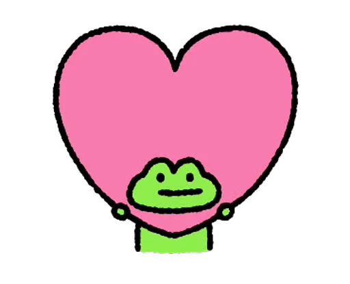🩷 Стикер «FRIC THE FROG» для Telegram