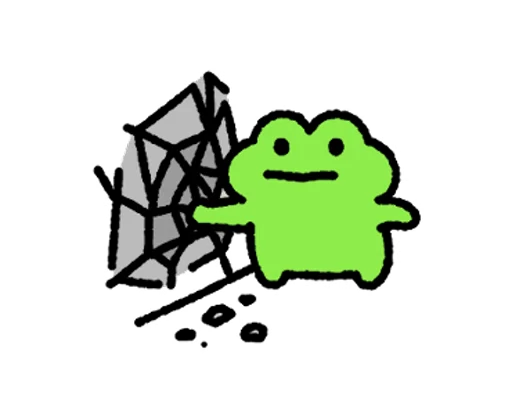 🤛 Стикер «FRIC THE FROG» для Telegram