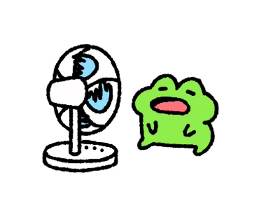 💨 Стикер «FRIC THE FROG» для Telegram