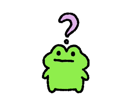 ❔ Стикер «FRIC THE FROG» для Telegram