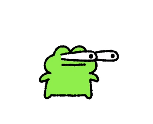 ❗️ Стикер «FRIC THE FROG» для Telegram