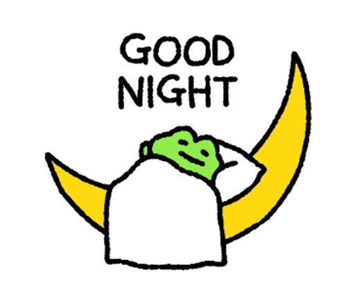 🌙 Стикер «FRIC THE FROG» для Telegram