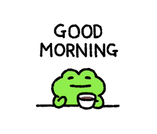 ☕️ Стикер «FRIC THE FROG» для Telegram