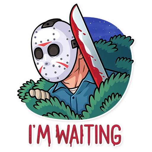 ⏳ Стикер «Jason Voorhees» для Telegram