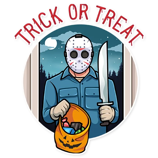 👋 Стикер «Jason Voorhees» для Telegram