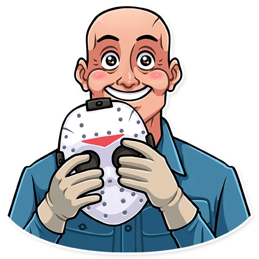 🥺 Стикер «Jason Voorhees» для Telegram