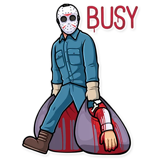 🛍️ Стикер «Jason Voorhees» для Telegram
