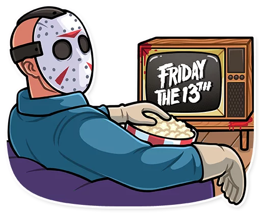 📺 Стикер «Jason Voorhees» для Telegram