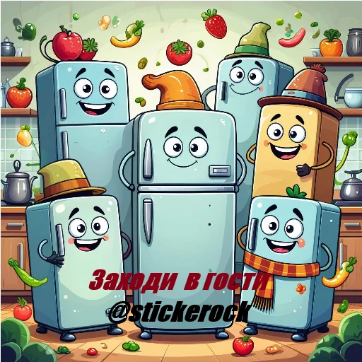 🫣 Стикер «Fridge Gang» для Telegram