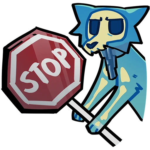 🛑 Стикер «Фридрих Без Текста» для Telegram