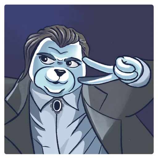 ✌️ Стикер «Friendly Seal» для Telegram