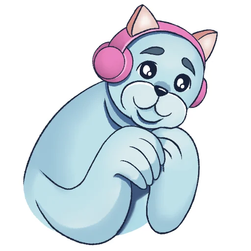 😺 Стикер «Friendly Seal» для Telegram