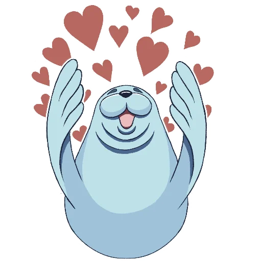🤩 Стикер «Friendly Seal» для Telegram