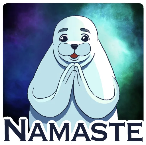 🙏 Стикер «Friendly Seal» для Telegram