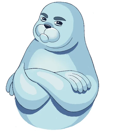 😠 Стикер «Friendly Seal» для Telegram