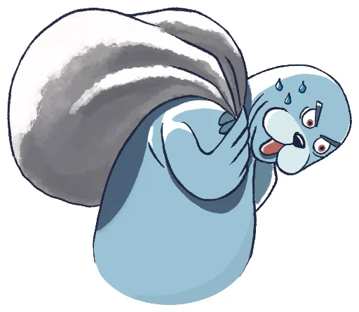 😓 Стикер «Friendly Seal» для Telegram