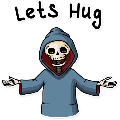☺️ Стикер «Friendly Death» для Telegram