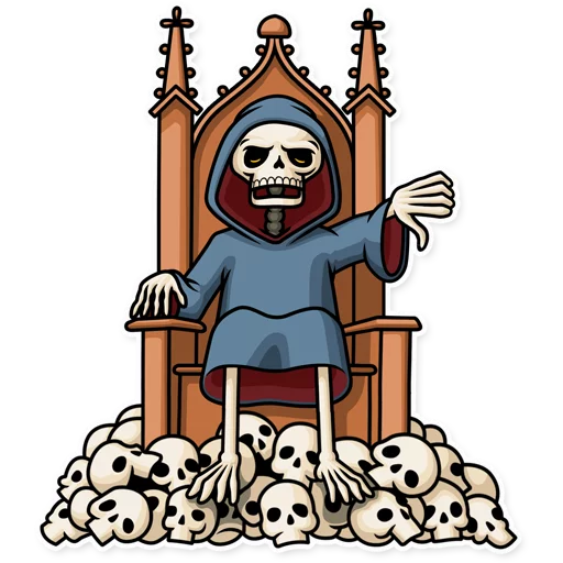 👎 Стикер «Friendly Death» для Telegram
