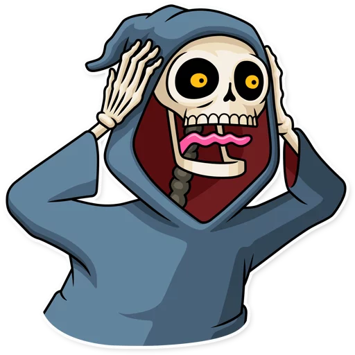 😨 Стикер «Friendly Death» для Telegram