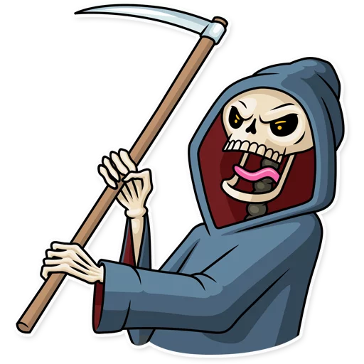 😡 Стикер «Friendly Death» для Telegram