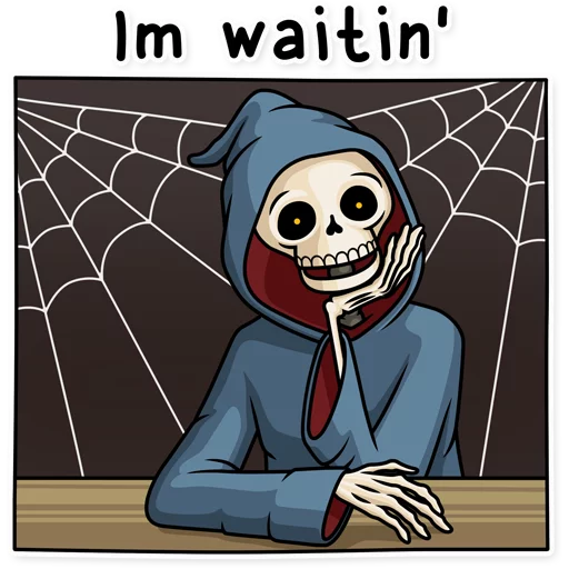🕰 Стикер «Friendly Death» для Telegram