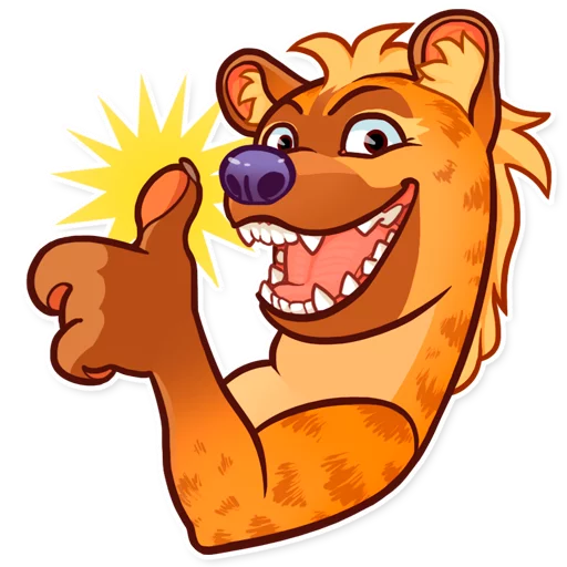 👍 Стикер «Hyena» для Telegram