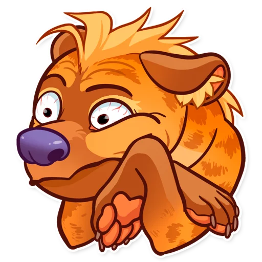 😕 Стикер «Hyena» для Telegram