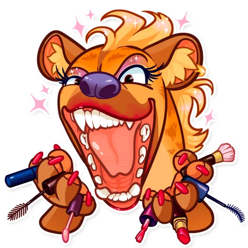💄 Стикер «Hyena» для Telegram