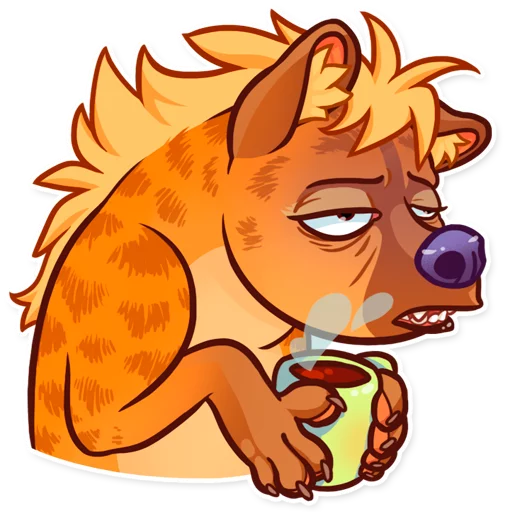 ☕ Стикер «Hyena» для Telegram