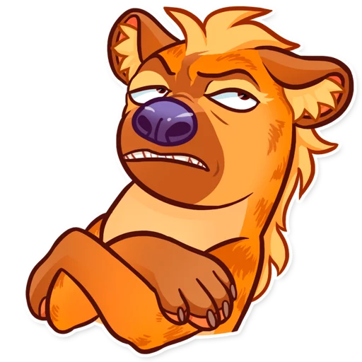 😒 Стикер «Hyena» для Telegram