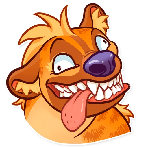 😜 Стикер «Hyena» для Telegram