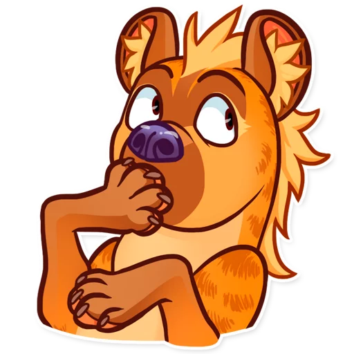🤐 Стикер «Hyena» для Telegram