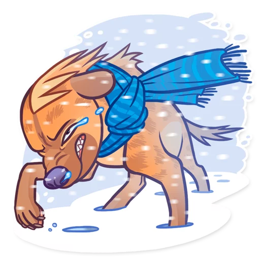 ❄ Стикер «Hyena» для Telegram