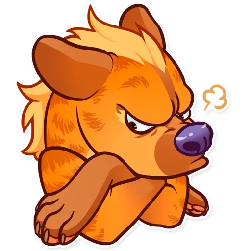 😤 Стикер «Hyena» для Telegram