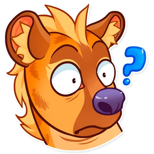 ❓ Стикер «Hyena» для Telegram