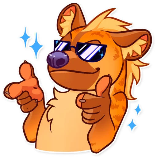 😎 Стикер «Hyena» для Telegram