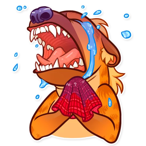 😭 Стикер «Hyena» для Telegram