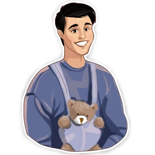 😀 Стикер «Друзья» для Telegram