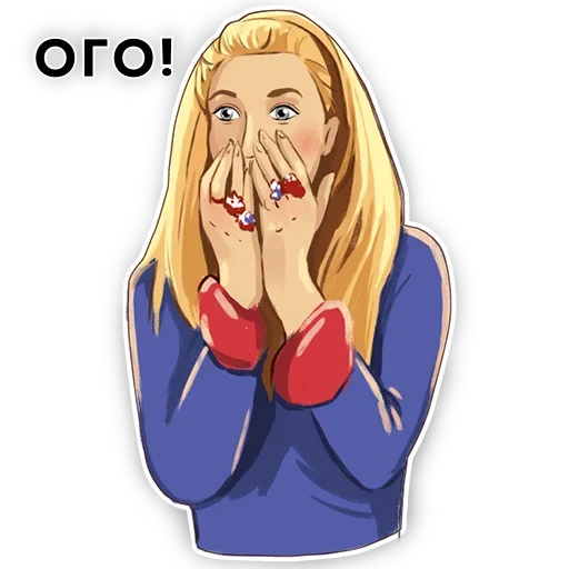 🙊 Стикер «Друзья» для Telegram