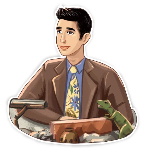 😕 Стикер «Друзья» для Telegram