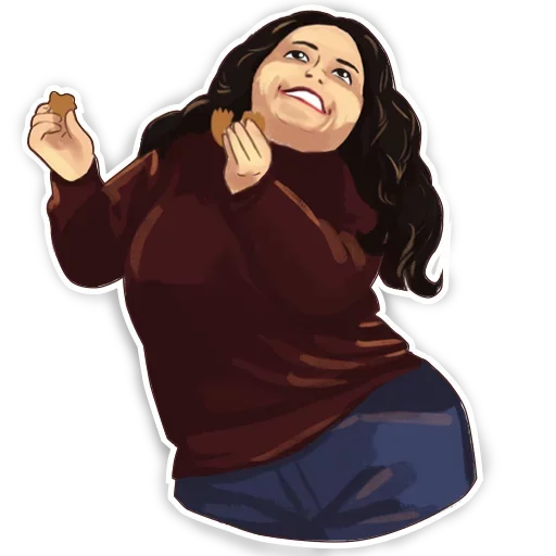 💃 Стикер «Друзья» для Telegram