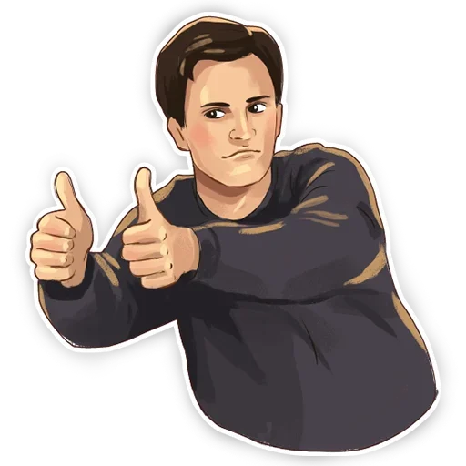 👍 Стикер «Друзья» для Telegram