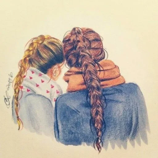 👭 Стикер «Friends Are Always Together» для Telegram