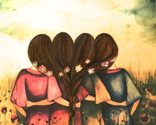 👭 Стикер «Friends Are Always Together» для Telegram