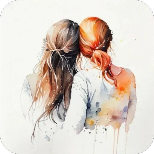 👭 Стикер «Friends Are Always Together» для Telegram