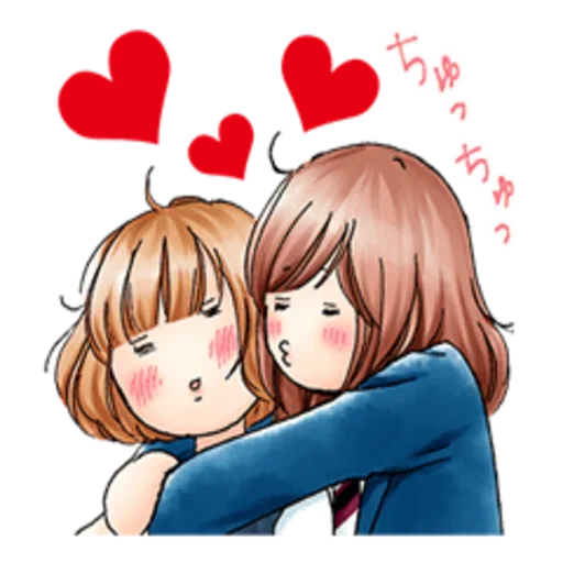 👭 Стикер «Friends Are Always Together» для Telegram